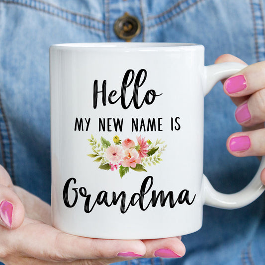 Hello My New Name is Grandma Mug (M522)