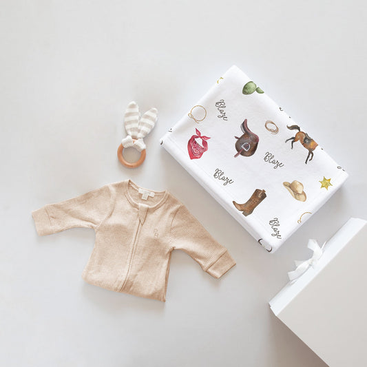 Western Cowboys Essentials Baby Gift Box